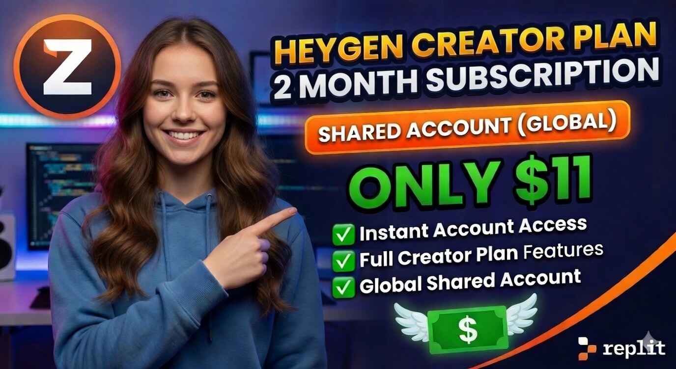 HeyGen Creator Plan Subscription 2 Month - Shared Account (Global)